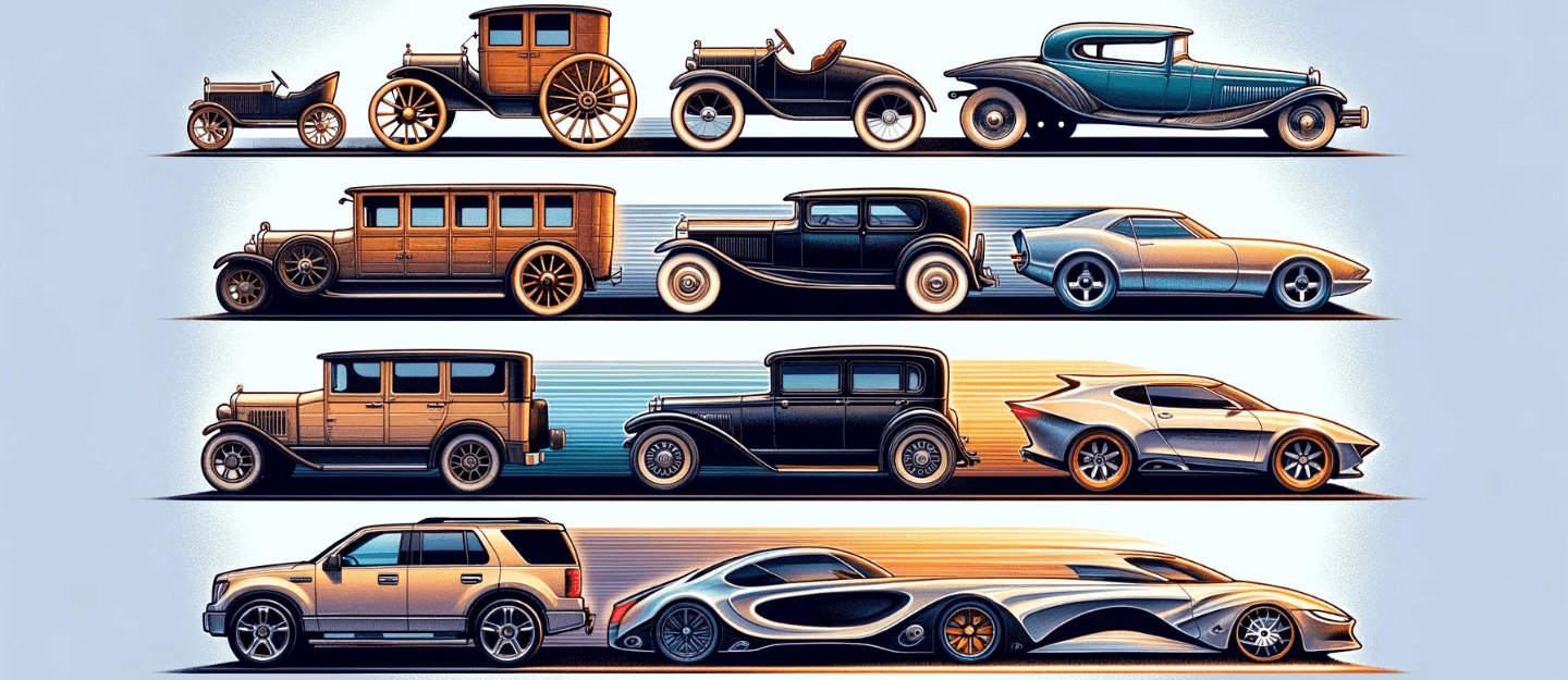 Evolutia designului auto: Cum au schimbat deceniile aspectul masinilor