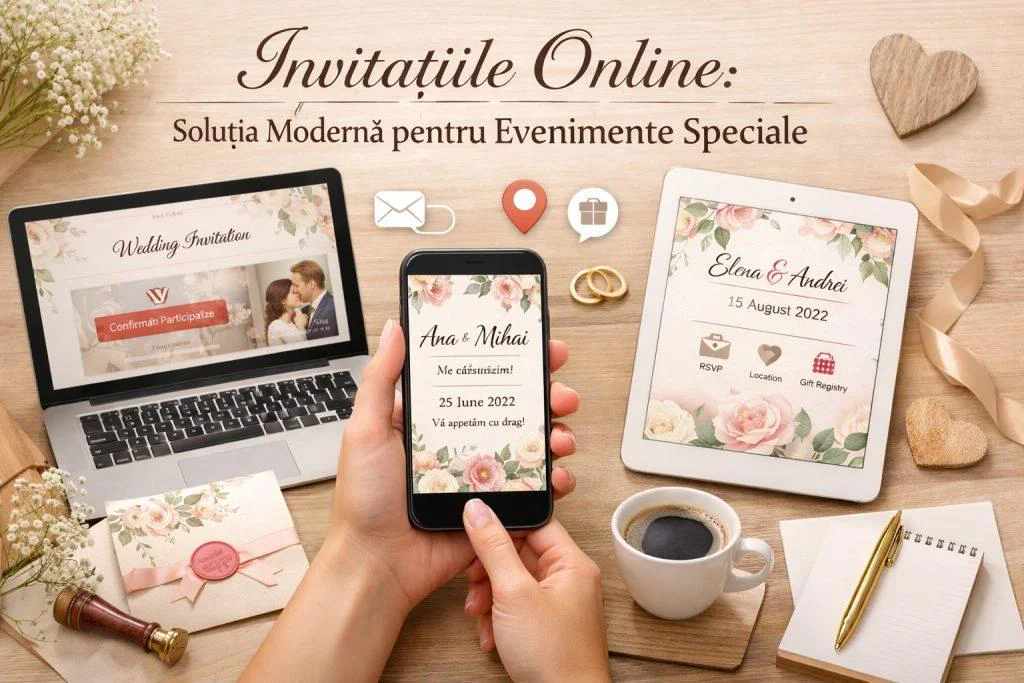Invitațiile online – soluția modernă pentru organizarea eficientă a evenimentelor speciale