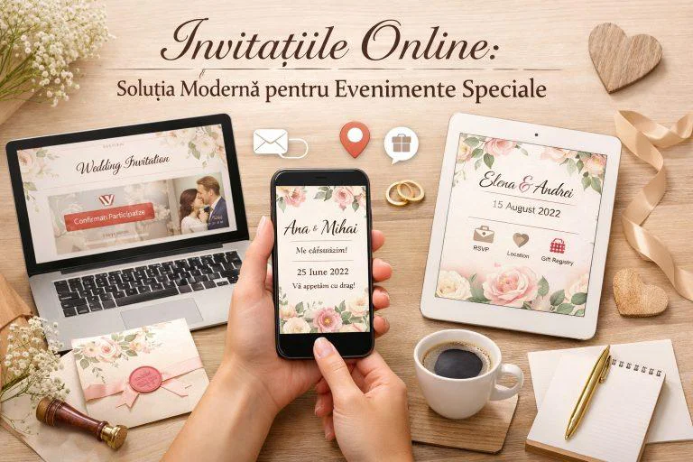 Invitațiile online – soluția modernă pentru organizarea eficientă a evenimentelor speciale